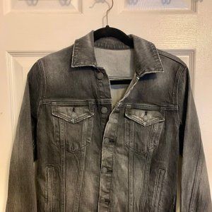 Washed Black Denim Jacket